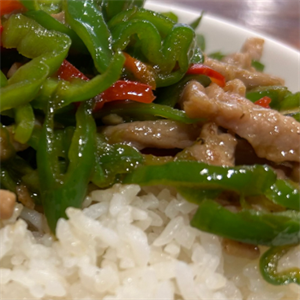 鸡柳拌饭
